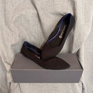Rothy's Pointed Toe Flat - Black